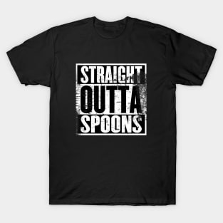 Spoonie Species: "...Outta Spoons" T-Shirt